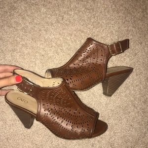 CATO, Hooded Cone Heels.